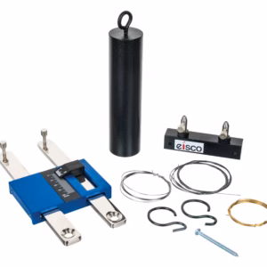 Laboriseade materjalide normaalelastsusmooduli (Youngi mooduli) määramiseks. Sisaldab täpset skaala- ja noniussüsteemi, pingutuskaalu, koormusmasse ja juhttraate. Sobib füüsika- ja inseneriõppeks.