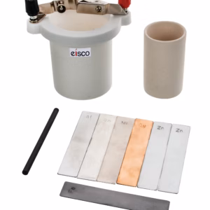 Õpilaste galvaanielemendi komplekt koos poorse keraamilise silindri ja juhendiga – võimaldab uurida redoksreaktsioone ja näha, kuidas keemiline energia muundub elektrienergiaks.