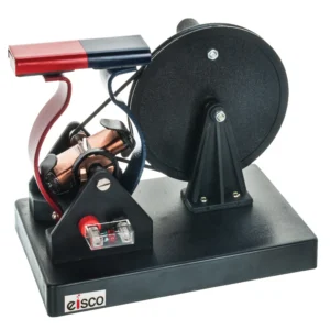 Käsitsi või mootoriga juhitav dünaamo elektri tootmise ja energia muundumise demonstreerimiseks.