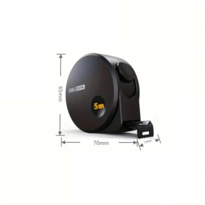 Tugev ja täpne 5-meetrine süsinikterasest mõõdulint õppetööks ja igapäevaseks kasutuseks. Lukustatav lint, automaatne tagasikerimine ja ergonoomiline disain teevad sellest usaldusväärse mõõteriista igasse klassi ja tööruumi.